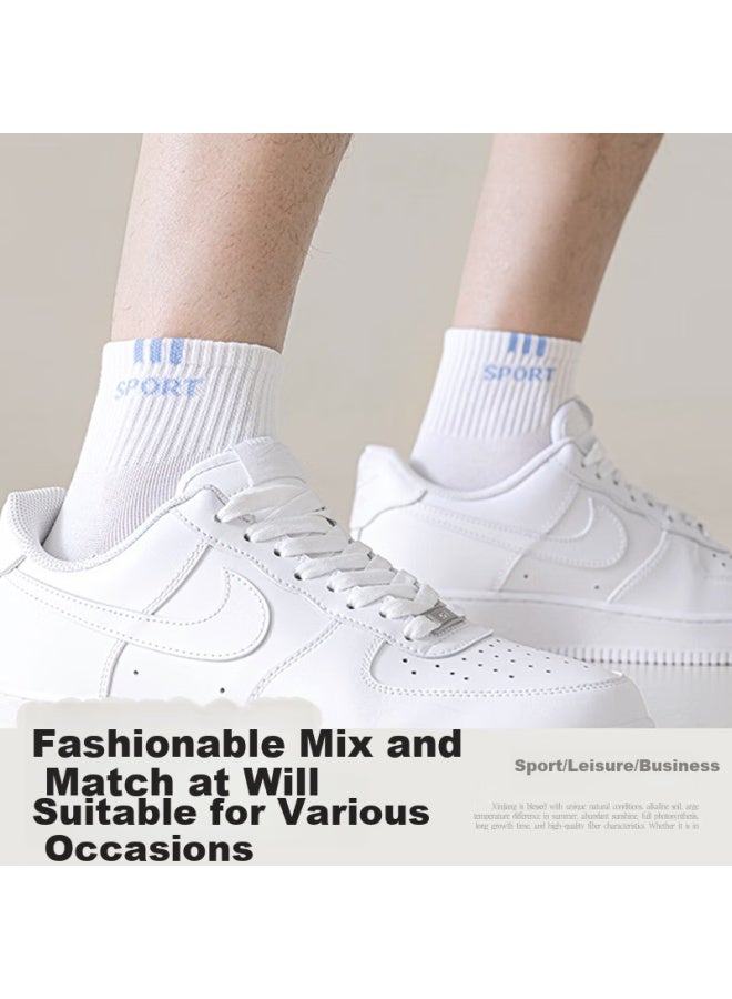 Cotton Xiaonian 24-year Autumn And Winter Men's Short Socksbreathable Low-cut Short Tube 6 Pairs - Image 2