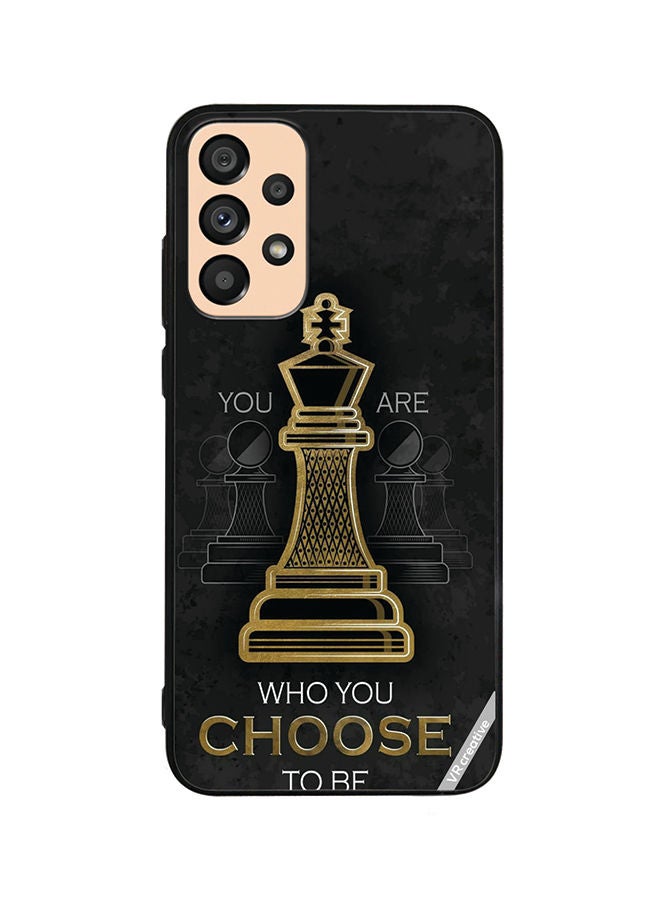 VR CREATIVE Protective Case Cover For Samsung Galaxy A33 5G You Are Who You Choose To Be Design Multicolour - Image 1