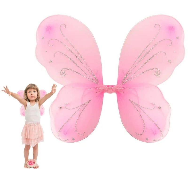 Perfect Pricee Baby Girl's Fairy Butterfly Wings Costume (Pink) - Image 3