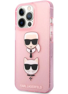 Karl Lagerfeld TPU Full Glitter Case With Embossed Karl & Choupette Head For iPhone 13 Pro (6.1") - Pink - pzsku/Z8CEBBD82F2F9BE2BD428Z/45/_/1698216250/7a1be057-5775-47a8-a19e-3a50c260f1c5