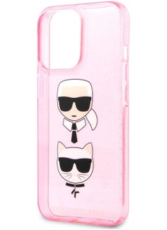 Karl Lagerfeld TPU Full Glitter Case With Embossed Karl & Choupette Head For iPhone 13 Pro (6.1") - Pink - pzsku/Z8CEBBD82F2F9BE2BD428Z/45/_/1698216280/bce2e204-03e1-4538-9b33-59304249177e