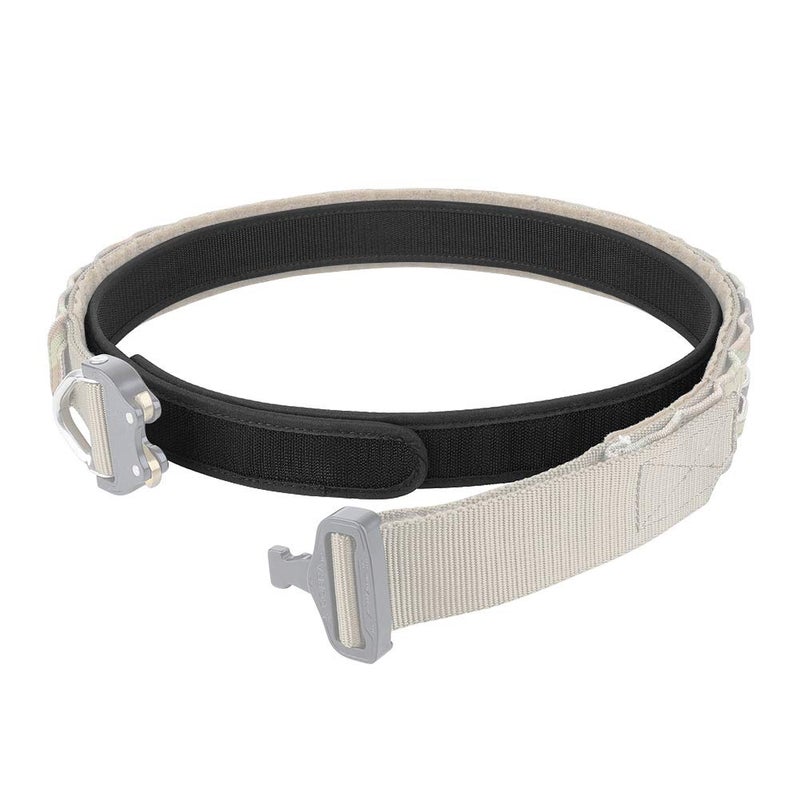 KRYDEX Inner Belt for Duty - 1.5" Hook Liner Inner Belt Black (Black, XL: 40'- 44')