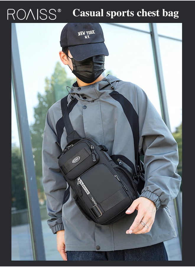 Large Capacity Waterproof Chest Bag Men'S Outdoor Travel Sports Shoulder Bag Adjustable Shoulder Strap Multifunctional Chest Bag - pzsku/Z8CEBD5A90B4C5835C349Z/45/_/1721703199/14d9befb-9269-4314-940a-147f477d1636