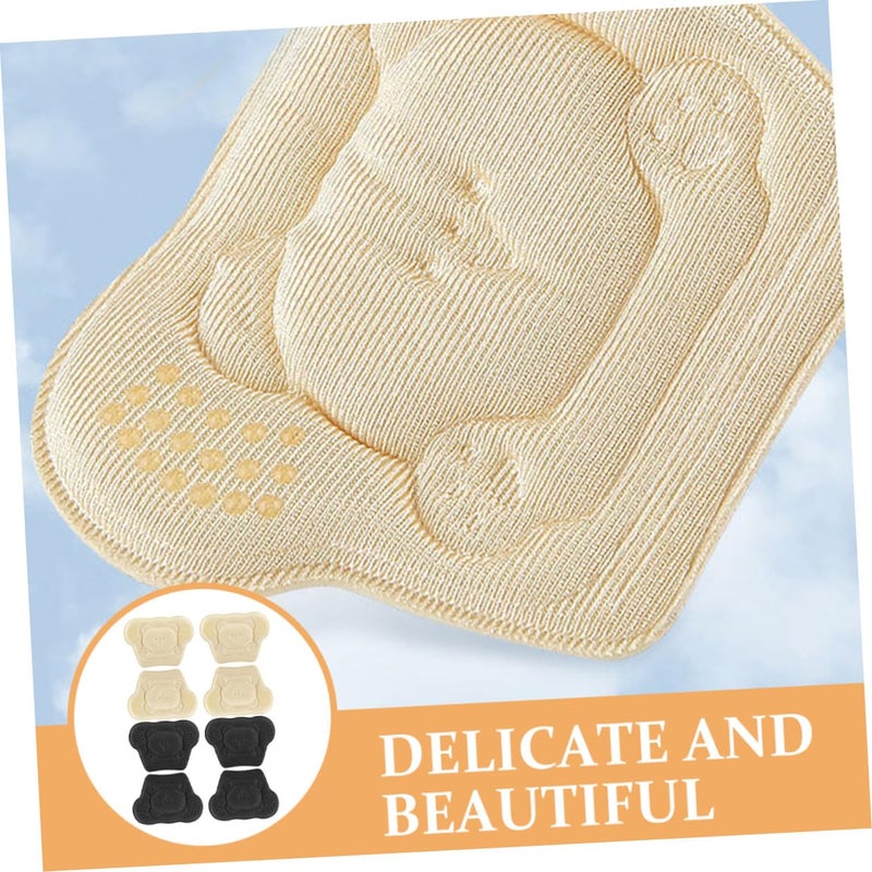 4 Pairs Cartoon Bear Heel Pads Comfortable Adhesive Cushions For Loose Shoes - Image 5
