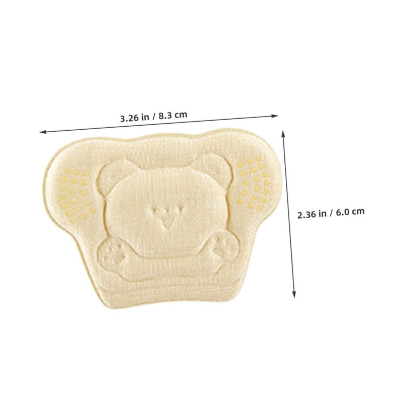 4 Pairs Cartoon Bear Heel Pads Comfortable Adhesive Cushions For Loose Shoes - Image 3