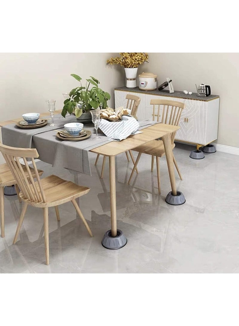 Anti Vibration Pad for Washing Machine Support Set of 8, Rubber Washer Dryer Non Slip Shock Noise Cancelling Foot Mat, Anti-Walking Stabilizer Refrigerator Support Pad Pedestals for Washing Machine - Image 4