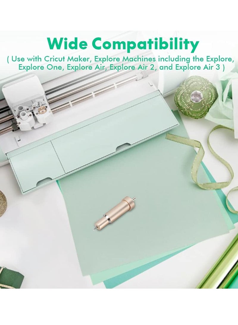 SYOSI Fine Spot Cutting Blades, Cutting Plotter Accessories Knife Holder Housing Manufacturing Fabric Blades for  Maker, Maker 3, Explore, Explore One/ Air, Explore Air 2/ 3 for Flat, Vinyl, Faux Leather - Image 3