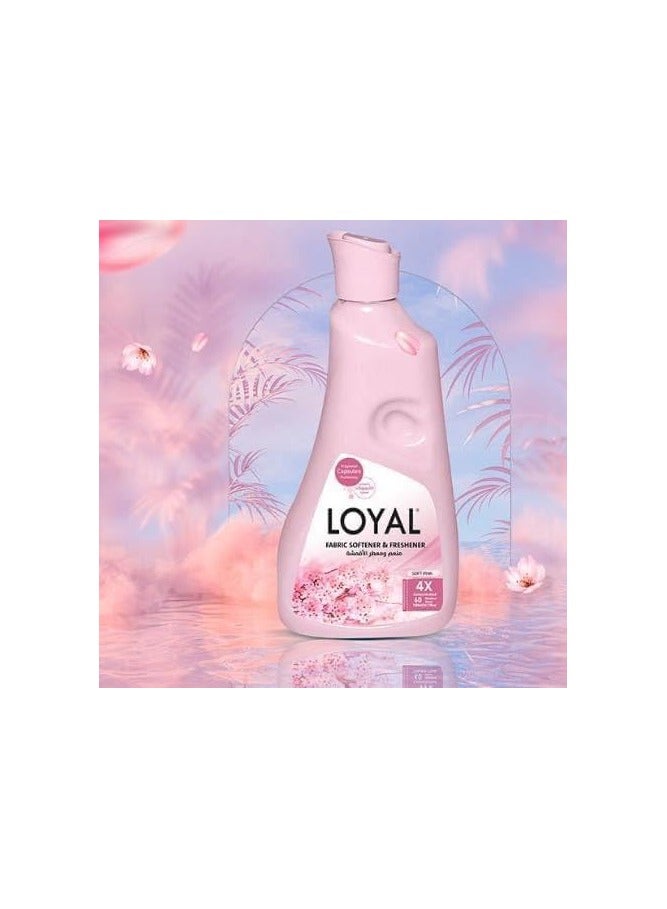 لويال منعم ومعطر الأقمشة من لويال برائحة عطرة، 750 مل - وردي ناعم - Image 4