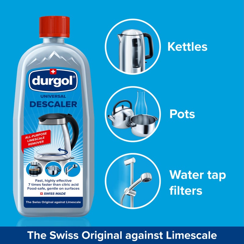 Durgol Universal, Multi-Purpose Descaler and Decalcifier for Household Items, 16.9 Fluid Ounces (Pack of 1) Blue - Image 3
