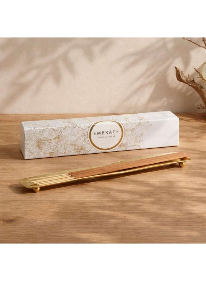 Pan Home Embrace Intense Wood Incense Sticks with Holder - Gold - Image 1