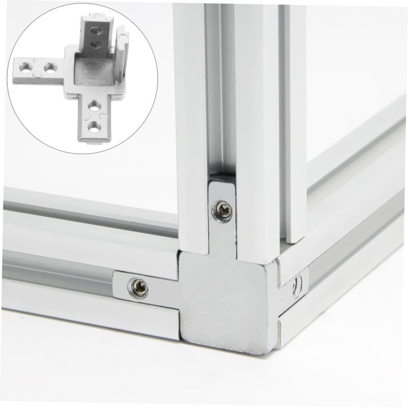 4 Sets Aluminum Profile T Slot Connector Kit Zinc Alloy Corner Bracket for 3D Printer - Image 3