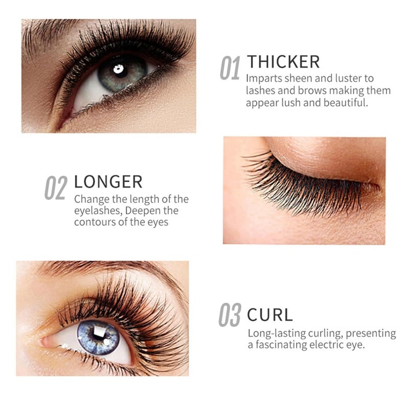 WAONIQ Eyelash Growth Serum With Brush Head Safe Gentle Lashes Care Sheen and Nourish Deep Repair Creates Thick Long Curled Eyelashes Natural Longer 0123oz35g - Image 4