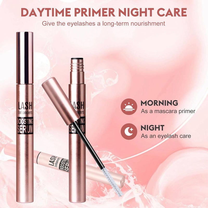 WAONIQ Eyelash Growth Serum With Brush Head Safe Gentle Lashes Care Sheen and Nourish Deep Repair Creates Thick Long Curled Eyelashes Natural Longer 0123oz35g - Image 2