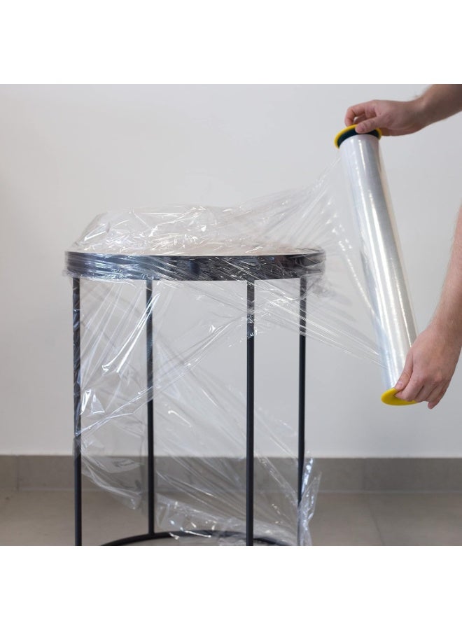 Stretchable Clear Wrapping Paper for Furniture and Moving Handmade Film Board Roll Packing Tools and Packaging Length 30cm  - Image 3