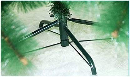 PartyFlex 5ft Artificial Christmas Pine Tree with Metal Stand Green Pack of 1 - Image 2