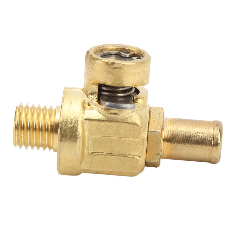 F109 Oil Pan Drain Valve Metal 1.5 Thread Quick Engine Oil Drain Switch with Straight Hose End for Cars Light Trucks Vans Commercial Engines - Image 4