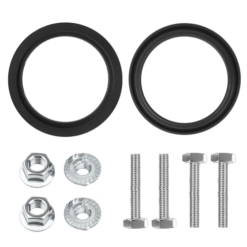 RO6G RV Waste Valve Seal Kit 1-1/2 Inch Replacement Valterra Lasalle Bristol Grentec 1.5" Waste Valve Seals- Flexible Rubber RV Sewer Valve Seal Kit - Image 1