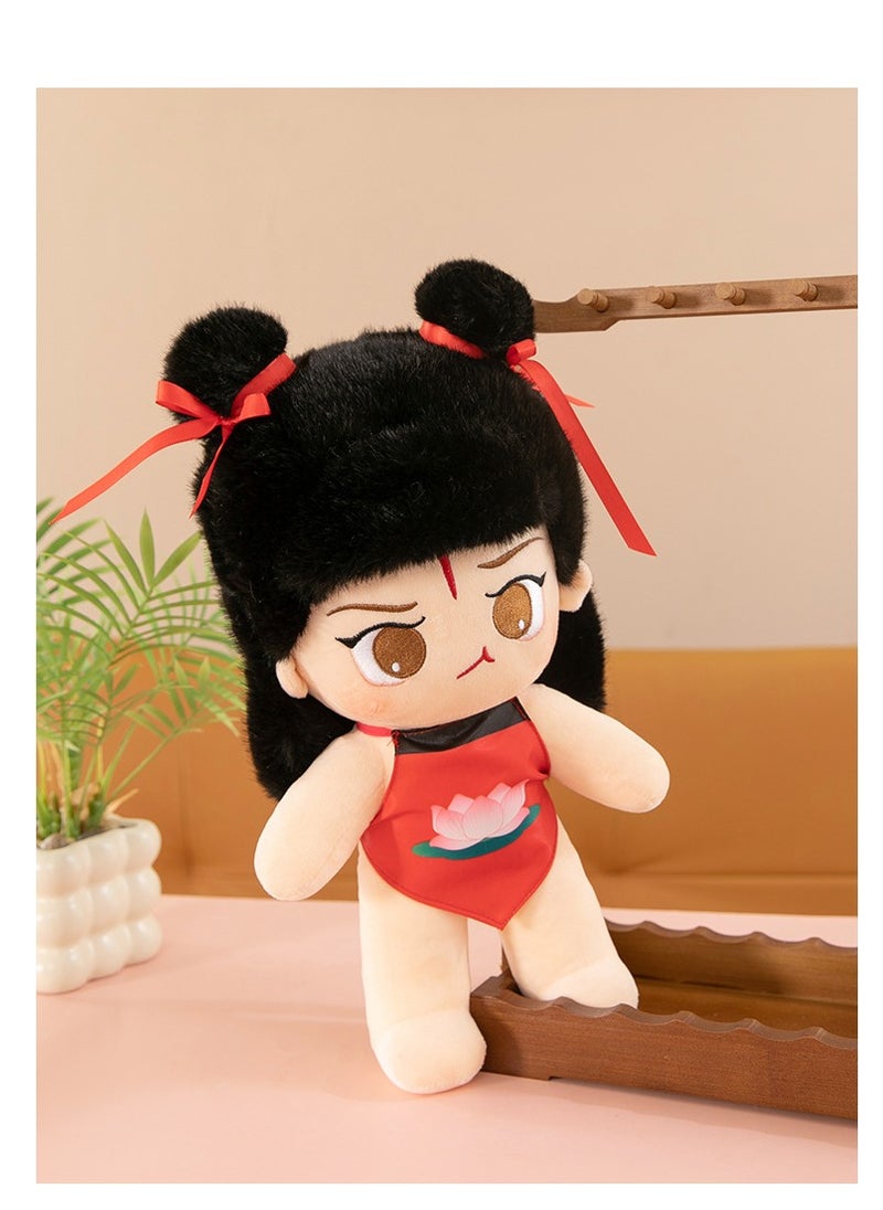 Y&D - Chinese Ancient Legendary Hero Nezha Collectible Plush Ornaments Decoration Adorable Gift  Cartoon Plush Doll for Kids Adults Fans Holiday Gift （1pcs) - Image 1