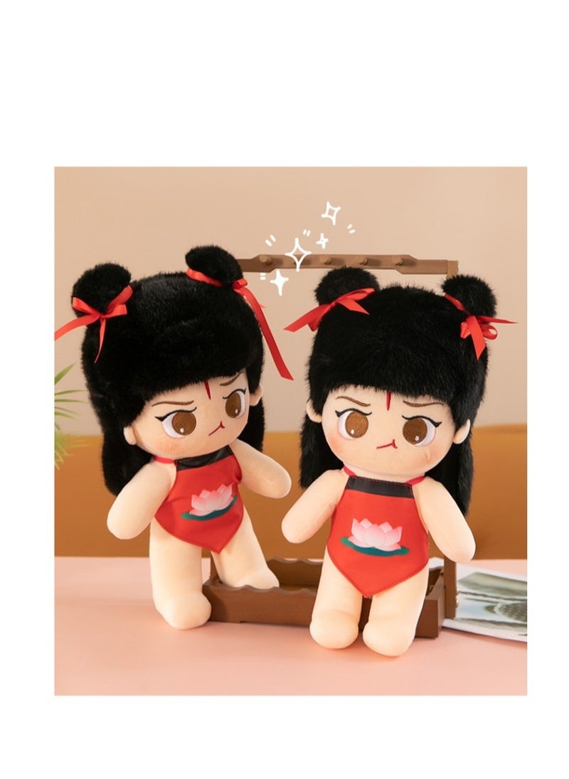 Y&D - Chinese Ancient Legendary Hero Nezha Collectible Plush Ornaments Decoration Adorable Gift  Cartoon Plush Doll for Kids Adults Fans Holiday Gift （1pcs) - Image 1