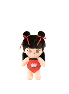 Chinese Ancient Legendary Hero Nezha Collectible Plush Ornaments Decoration Adorable Gift  Cartoon Plush Doll for Kids Adults Fans Holiday Gift （1pcs)