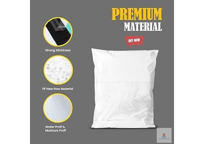 HETU Security Tamper Proof Courier Polybags/Pouches with Sealking Pod, 55 Micron, (Pack of 100) (08 Inch x 12 Inch) - Image 5
