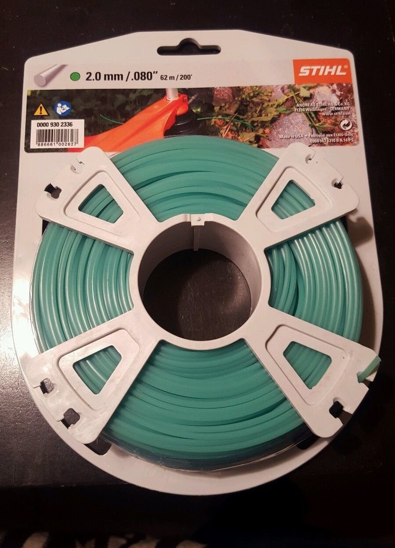 Stihl 000 930 2336 Round Strimmer Line 2.0 mm Green - Image 1