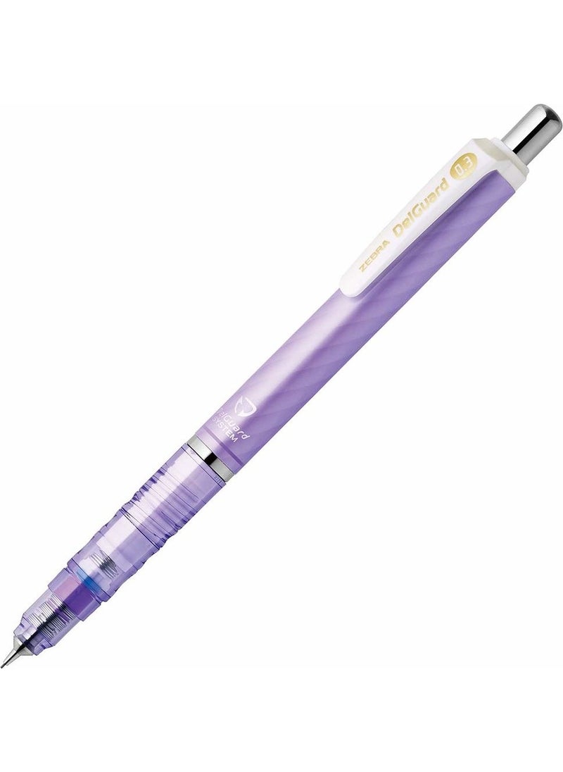 ZEBRA Delguard Mechanical Pencil Light Purple (0.3 mm) 