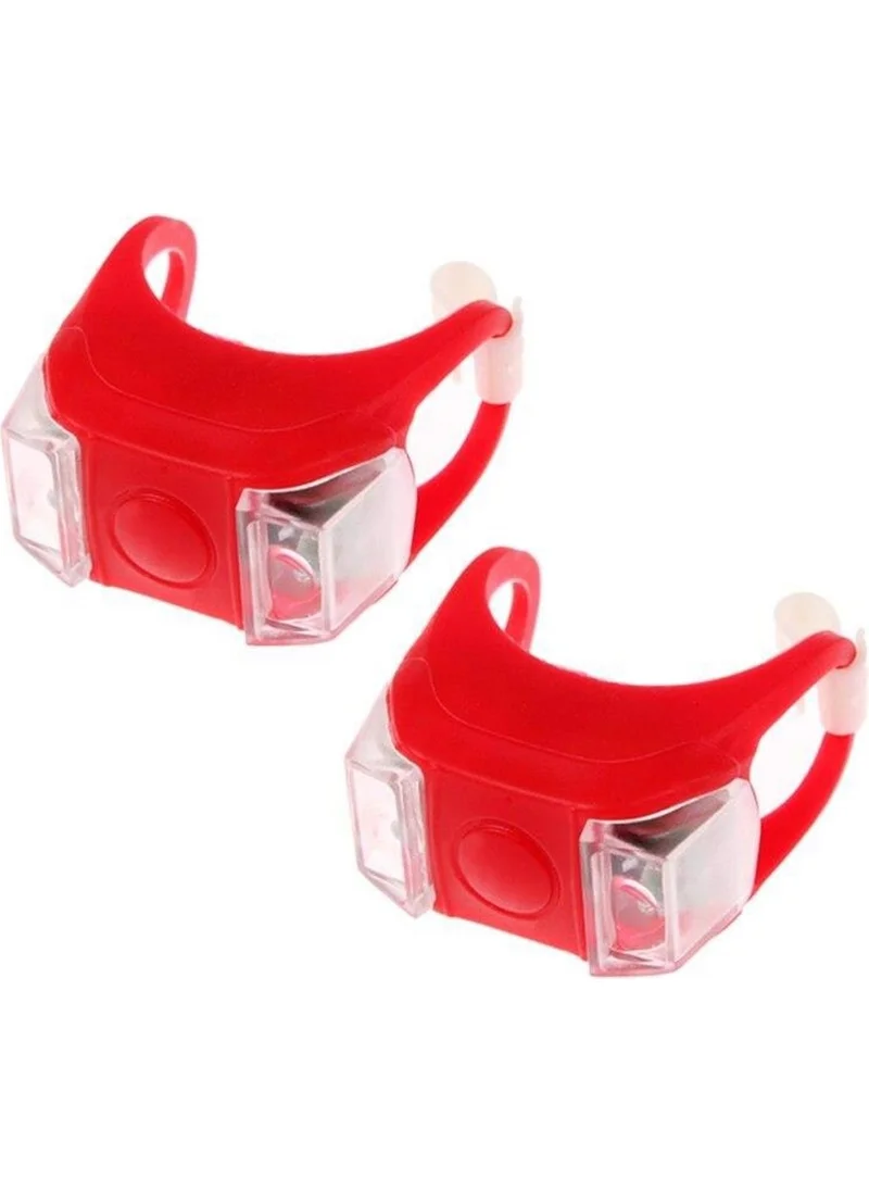 Forte Gt Bicycle Front Rear Light Set Silicone Flashing