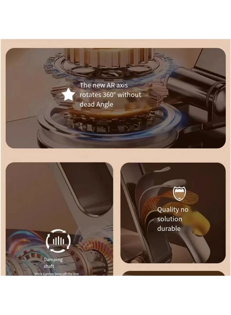 حامل هاتف حامل هاتف معدني متعدد الوظائف 360 درجة قابل للتعديل حامل هاتف محمول قابل للطي حامل آيفون قوس عالمي مستقر مضاد للسقوط - Image 4