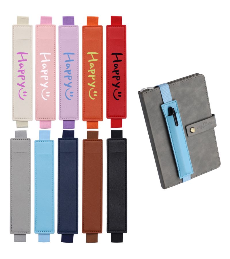 Black Adjustable Pen Holder Case for School Office Travel Lightweight Storage - Image 1