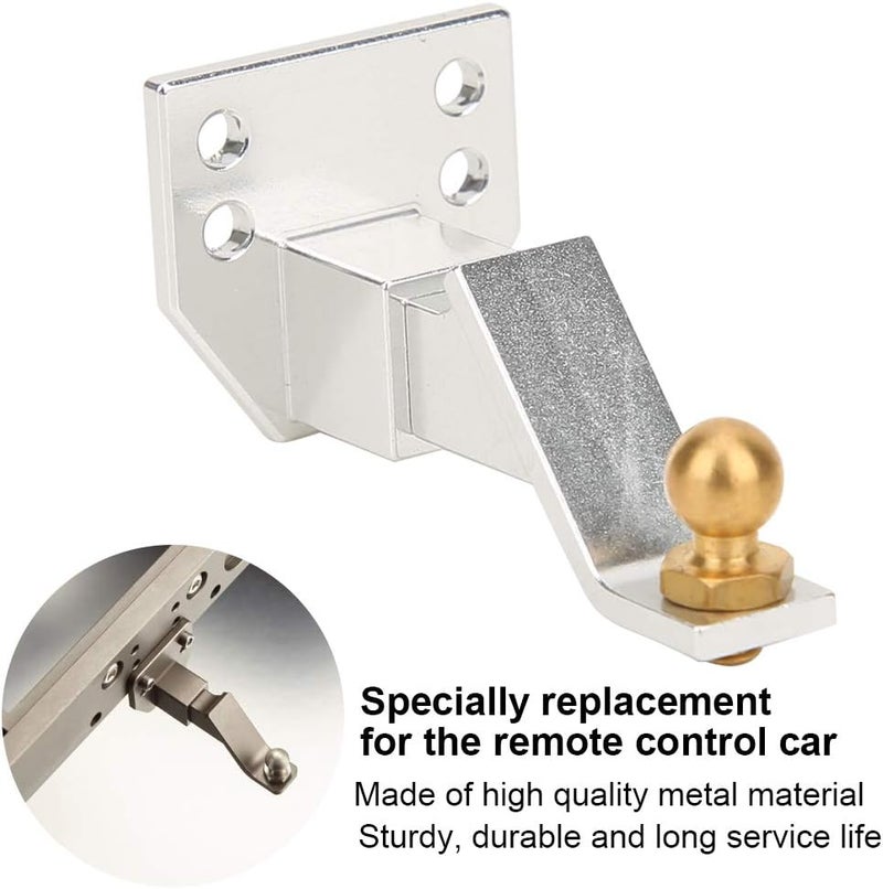 comfrt RC Trailer Hook, 1/10 Metal Towing Hitch Shackles Trailer Hook for D90 RC SCX10 CC01 - Image 5