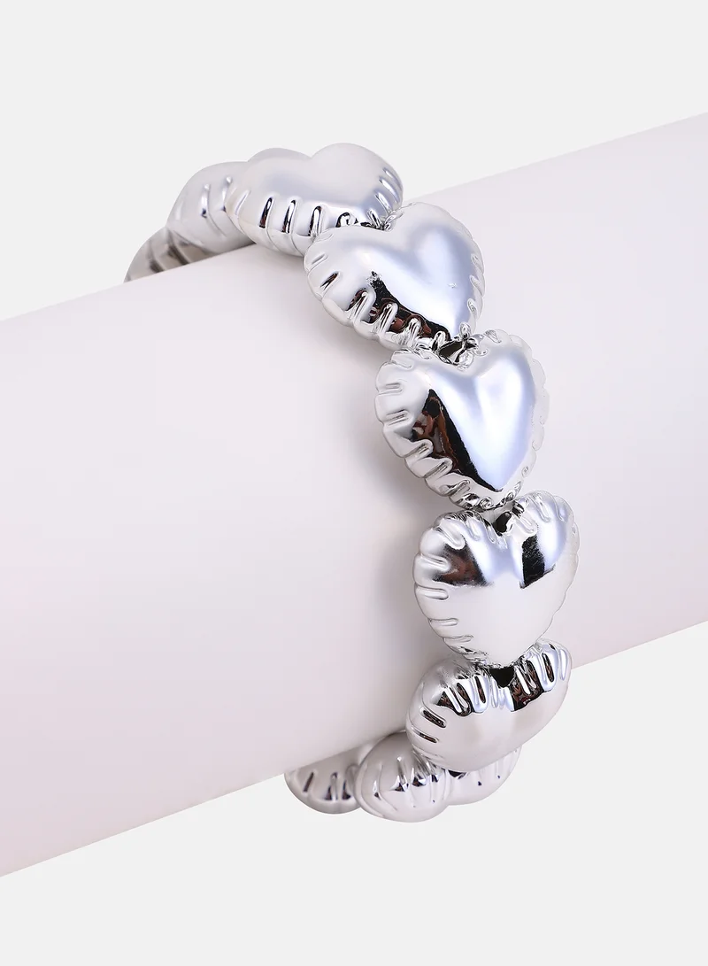 SOHI Puffer-Cuoer Beaded Artificial Bracelet Jewellery