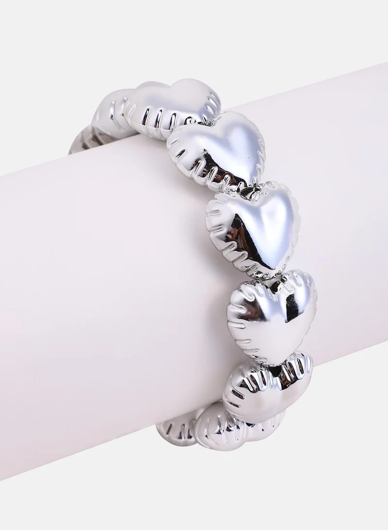 SOHI Puffer-Cuoer Beaded Artificial Bracelet Jewellery