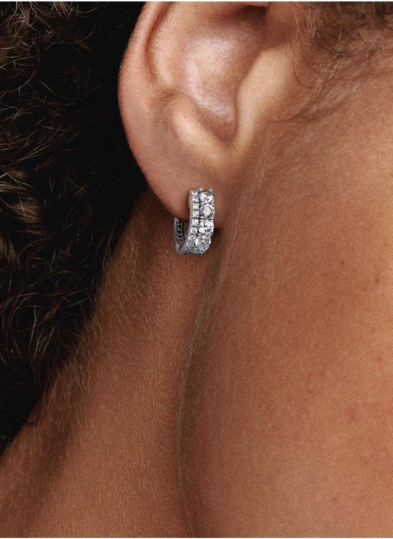 باندورا أقراط خطافية بأحجار زركون - Image 3