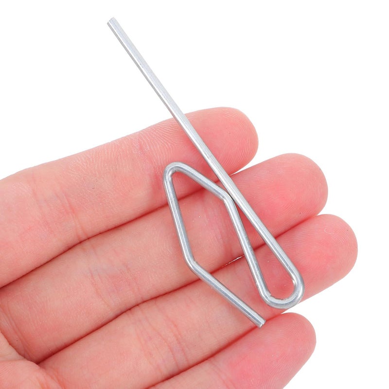50 Pcs Metal Shower Curtain Hooks Versatile Gliders for Bathroom Ceiling Rod Hangers Easy Installation - Image 5