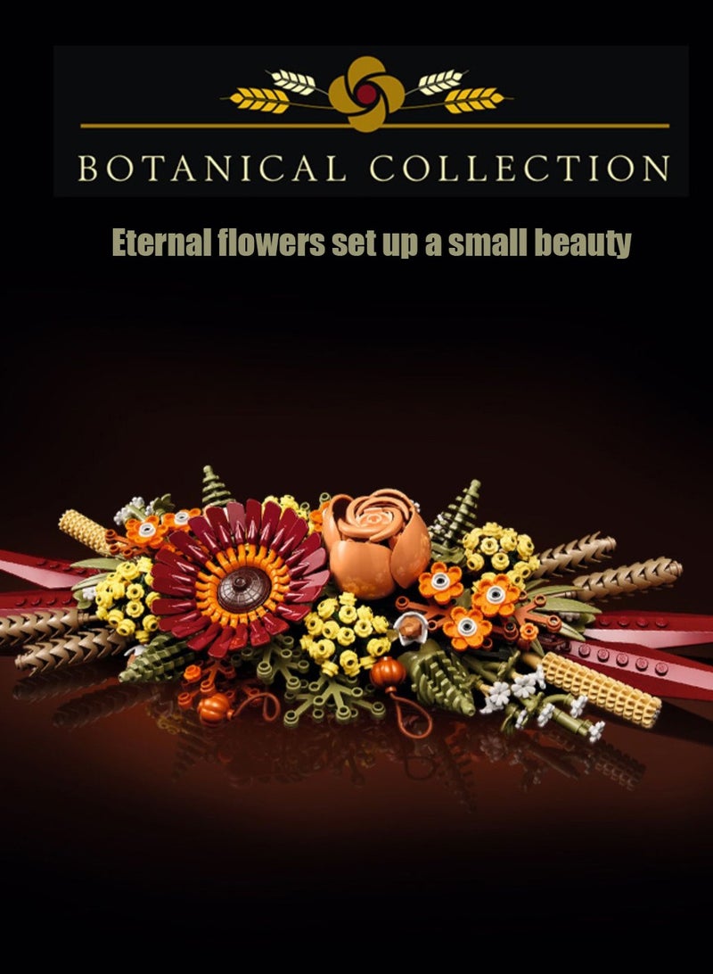 NIBEMINENT LEGO 10280 Creator Expert Flower Bouquet, Artificial Flowers, Botanical Collection, Set for Adults - Image 2