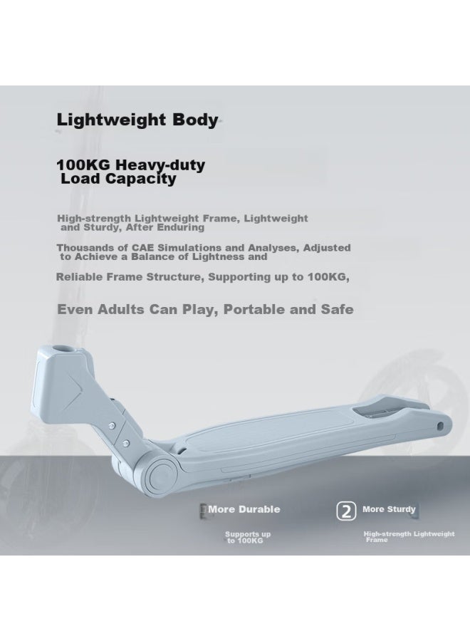Sway Two-wheel Scooter For Children 5-13 Years Old, Adults, Teenagers, And Older Kids, Foldable Kick Scooter - Image 5