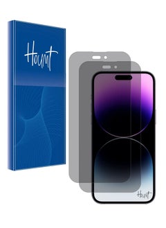 Houmt Privacy Screen Protector for iPhone 14 Pro 6.1 inch 2022 Anti Spy 9H Tempered Glass Edge to Edge Full Coverage  - Image 1