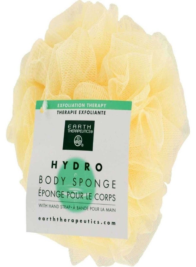 Earth Therapeutics Hydro Body Sponge with Hand Strap - Natural