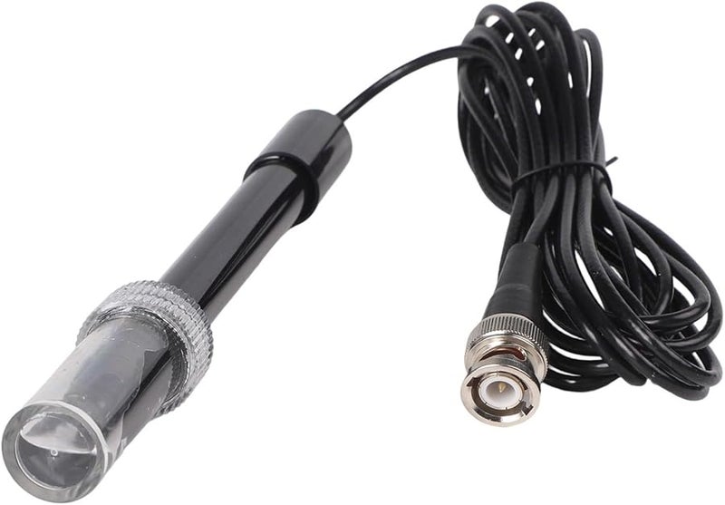 مسبار قطب الأس الهيدروجيني BNC 0-14 نطاق الأس الهيدروجيني كابل 115 سم أسود 2.95 م للاستخدام المنزلي والمهني - Image 4