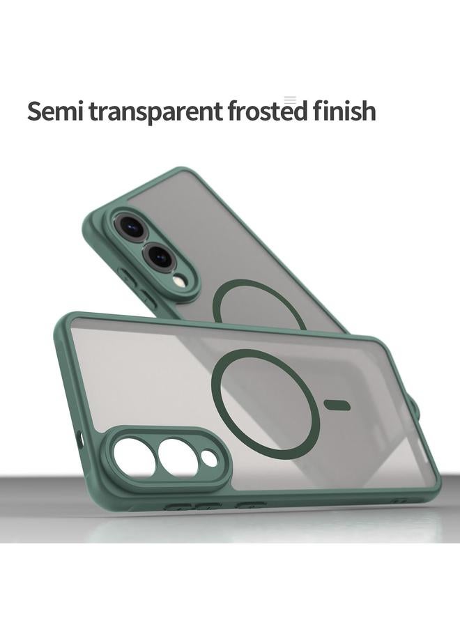 S-TOP Case For Samsung Galaxy S25 Edge 5G Fan Dun Series TPU Hybrid PC Frosted Magsafe Phone Case - Image 5