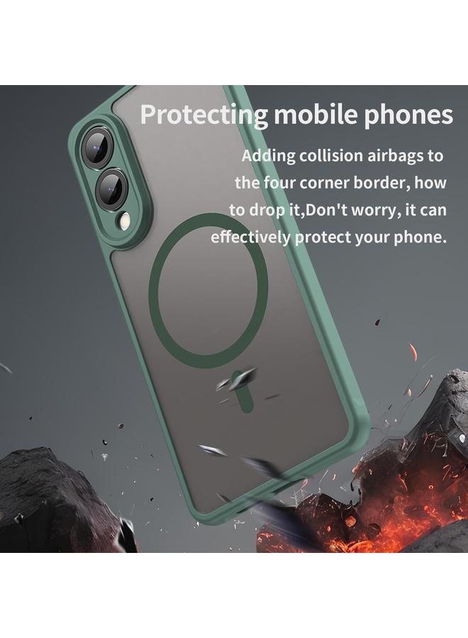 S-TOP Case For Samsung Galaxy S25 Edge 5G Fan Dun Series TPU Hybrid PC Frosted Magsafe Phone Case - Image 4