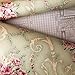 Moyishi Moyishi Vintage Floral Rose Paper Peel & Stick Shelf Liner Dresser Drawer Sticker 17.7'x78.7' (Light Green)  - Image 2