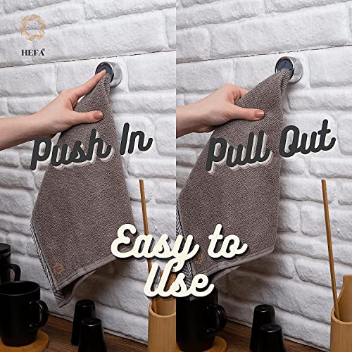 HEFA Towel Hooks, Towel Holder, Dish Towel Holder, Kitchen Organization, Kitchen Towel Hook, Kitchen Towel Holder, Hand Towel Holder, Kitchen Gadgets - Image 2