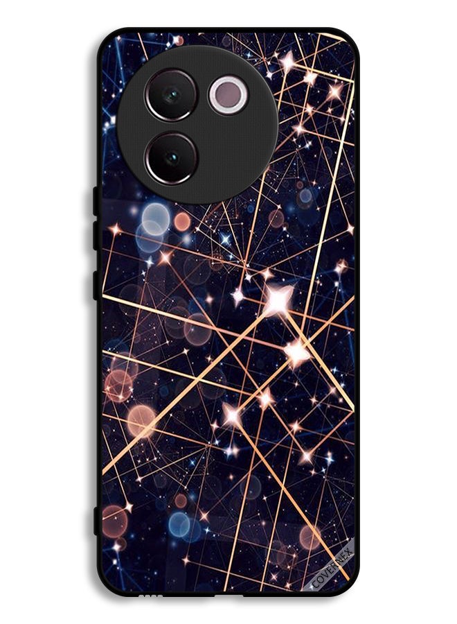 Covernex Vivo V30e 5G Protective Case Cover Pattern Of Lighting Curves - Image 1