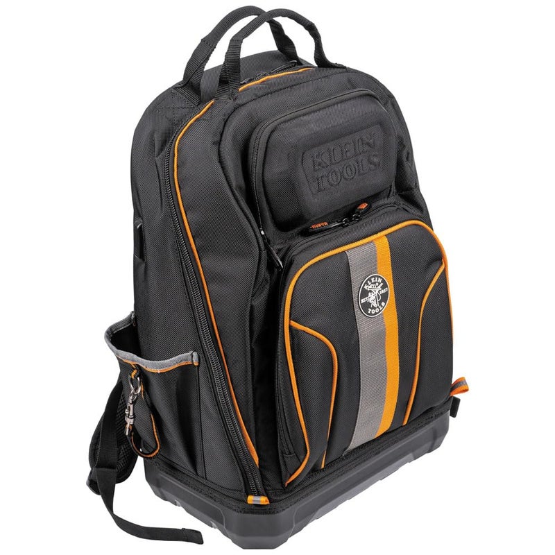 Klein Tools 62800BP Backpack Tool Bag, Tradesman Pro Extra-Large 40-Pocket Electrician Jobsite Backpack with Molded Bottom, Charging Port - Image 1