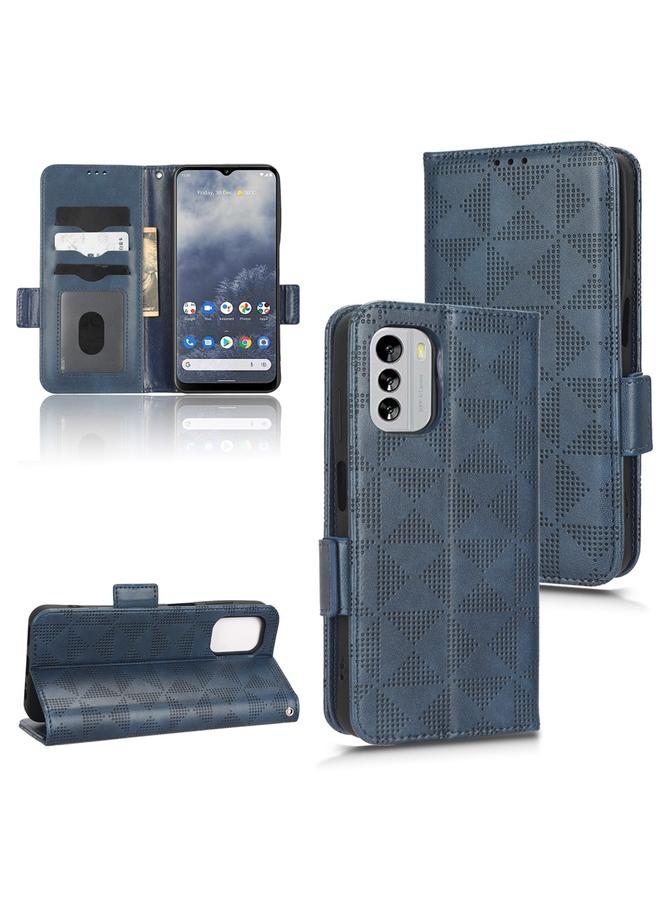 اس-توب جراب هاتف Nokia G60 5G مصنوع من الجلد بتصميم مثلث متماثل - Image 1