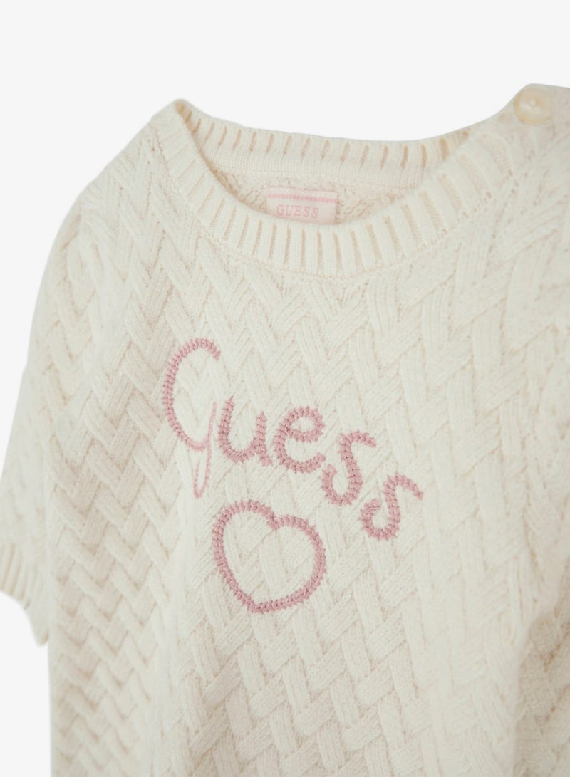 جس طقم أطفال من فستان سويتر وسروال داخلي - Image 3