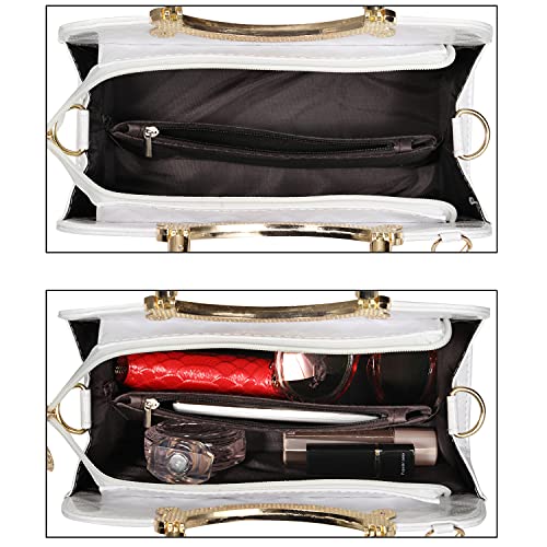 TIBES Shiny Patent Leather Women Purses Satchel Handbags Ladies Fashion Top Handle Handbags Crossbody Shoulder Bags - Image 5