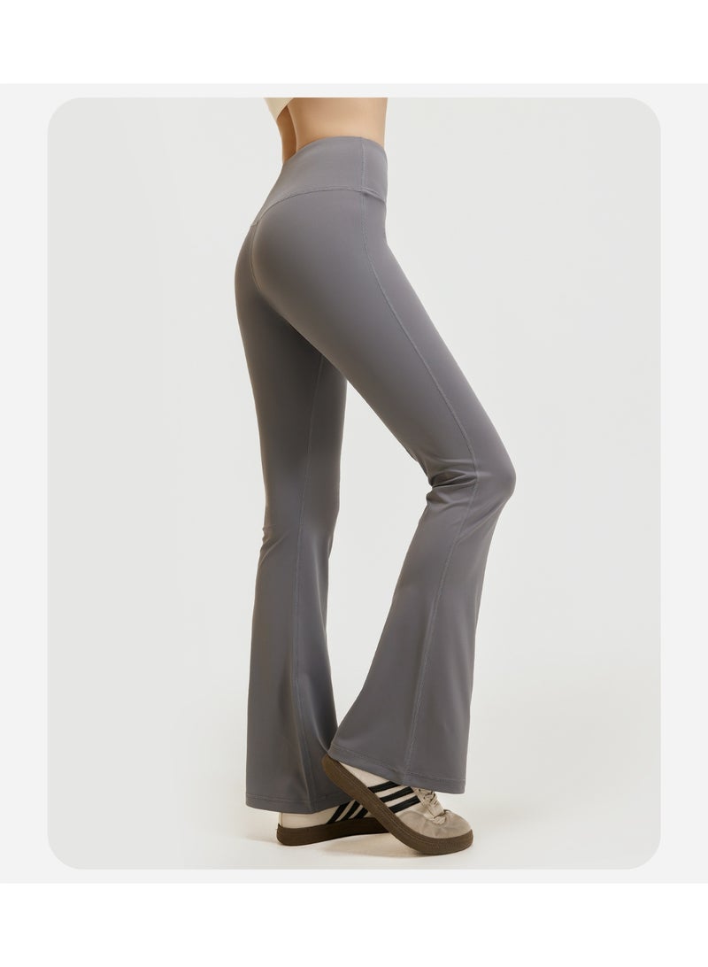 Fitness Leggings Women High Waisted Hip Lifting Exercise Yoga Flared Pants - Image 3